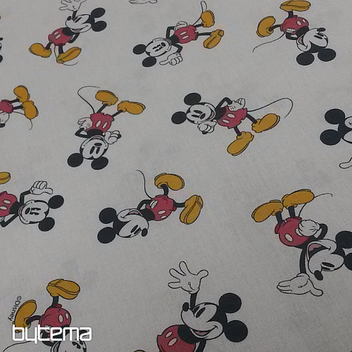 Bavlnená látka MICKEY MOUSE