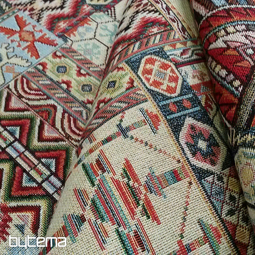 Gobelínová látka INDIÁNI