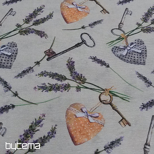 Dekoračná látka CLAUDIE levanduľa