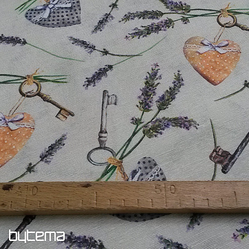 Dekoračná látka CLAUDIE levanduľa