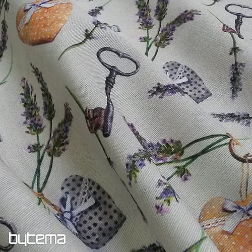 Dekoračná látka CLAUDIE levanduľa