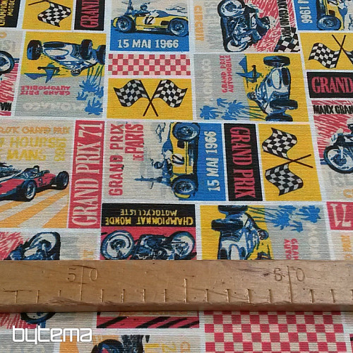 Dekoračná látka GRAND PRIX