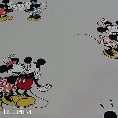 Detská dekoračná látka LOVE MINNIE