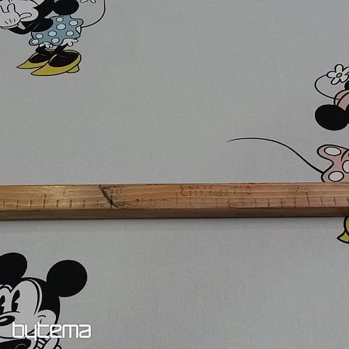 Detská dekoračná látka LOVE MINNIE