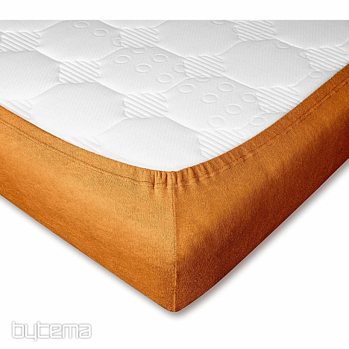 Froté prestieradlo farba KARAMEL