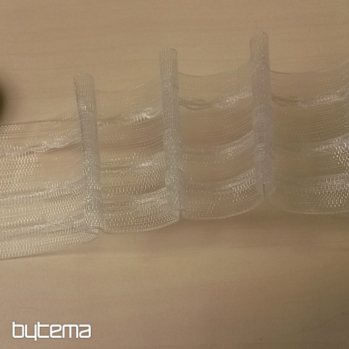 Riasiaca stuha na záclonu 5 cm, 1:3