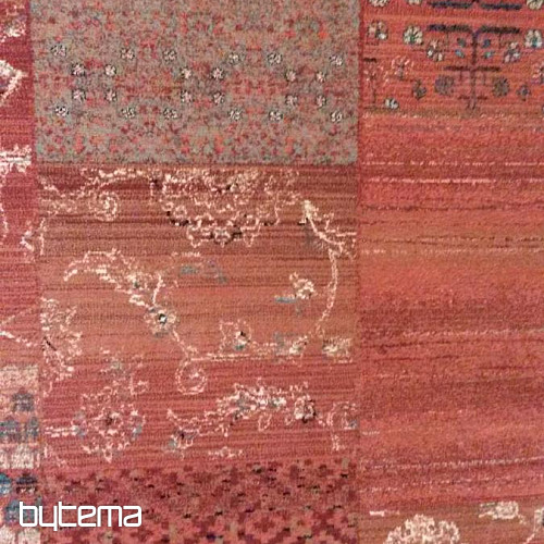 Luxusné vlnené koberce ROYAL PATCHWORK red