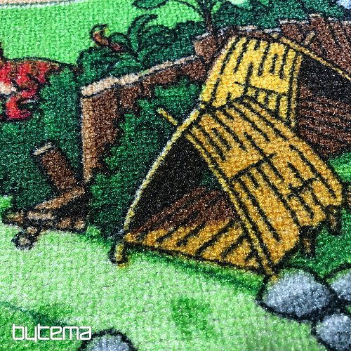 Detský metrážový koberec DINOSAURI