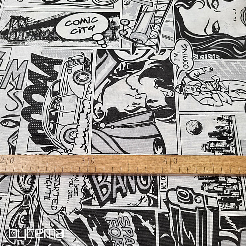 Dekoračná látka KOMIKS SPACE