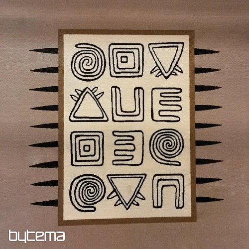 Dizajnový vlnený kusový koberec art III