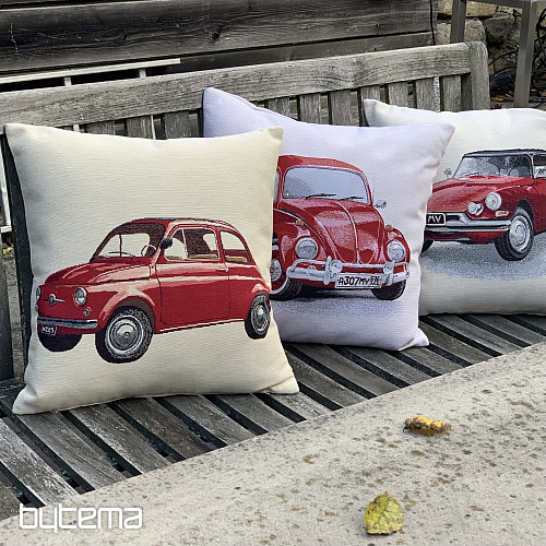 Gobelínový obliečka na vankúš VW BROUK ČERVENÝ