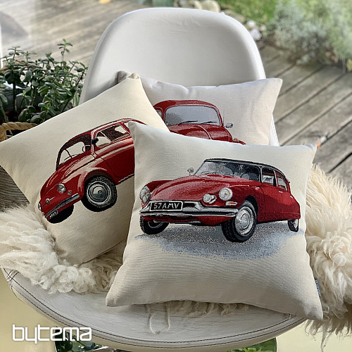 Gobelínový obliečka na vankúš VW BROUK ČERVENÝ
