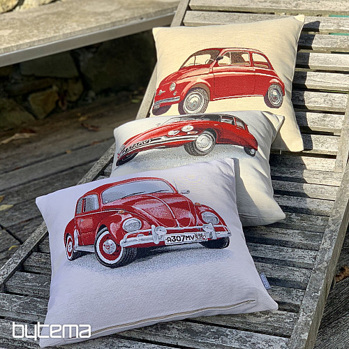 Gobelínový obliečka na vankúš VW BROUK ČERVENÝ