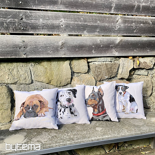 Gobelínová obliečka na vankúš Dobrman