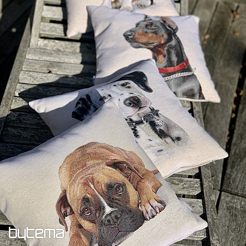 Gobelínová obliečka na vankúš Dobrman