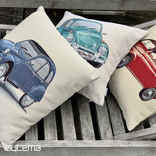 Gobelínový obliečka na vankúš FIAT ČERVENÝ