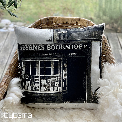 Gobelínový obliečka na vankúš BOOKSHOP