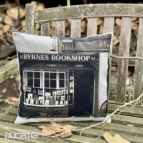 Gobelínový obliečka na vankúš BOOKSHOP