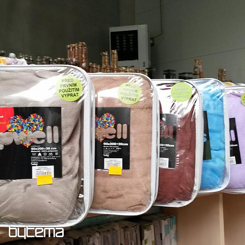 Prestieradlo mikroflanel SLEEP WELL čierna