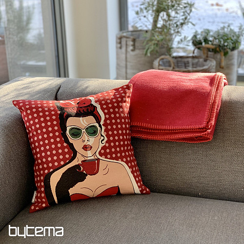 Gobelínový obliečka na vankúš COMICS WOMAN I