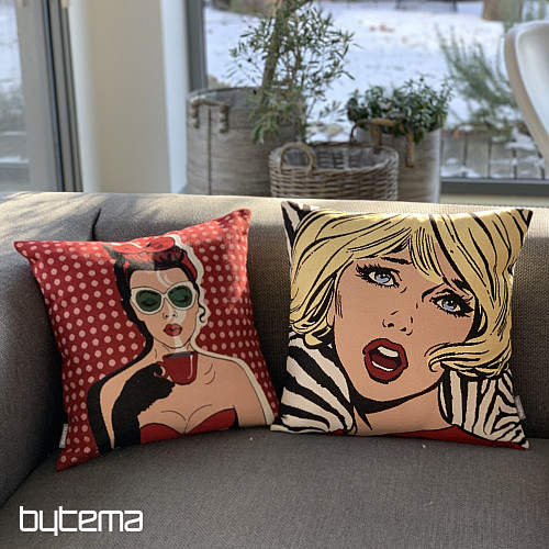 Gobelínový obliečka na vankúš COMICS WOMAN I