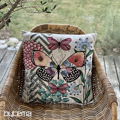 Gobelínový obliečka na vankúš FEEL BUTTERFLY 1