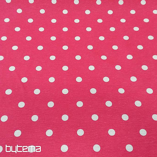 Dekoračná látka bodka NEO ružová 304