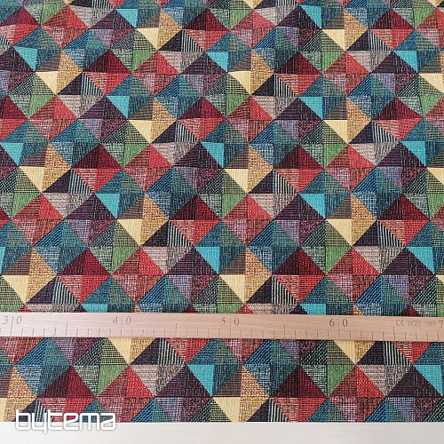 Dekoračná látka RUBIK MULTICOLOR
