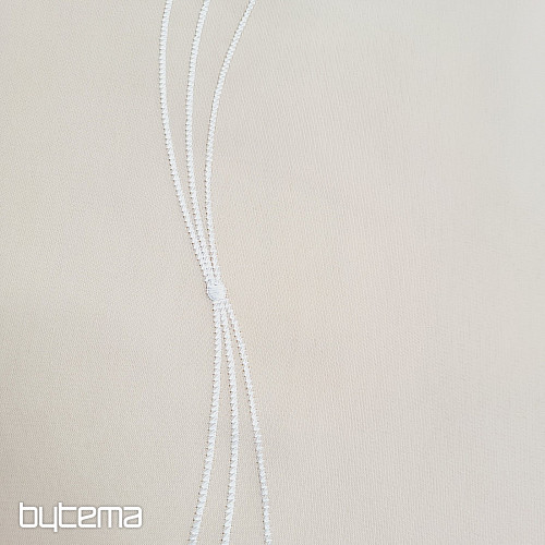 Vyšívaná luxusná záclona biela GERSTER 556/0001 biela