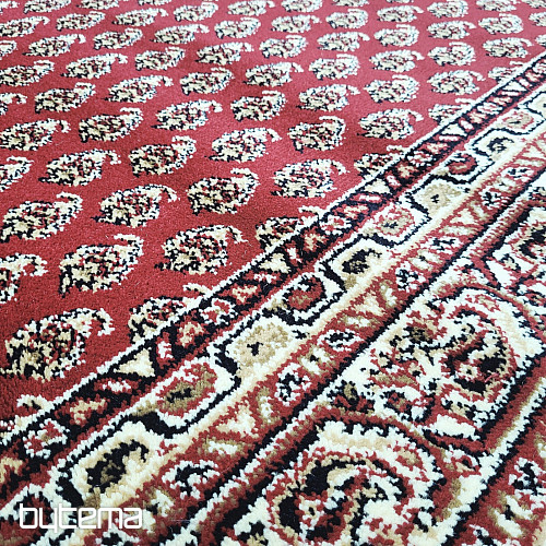 Kusový koberec SOLID 03 bordo ŠIŠKY