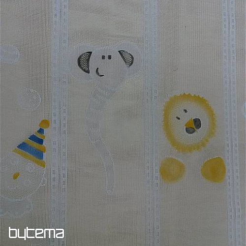Detská záclona na vitrážku CIRKUS
