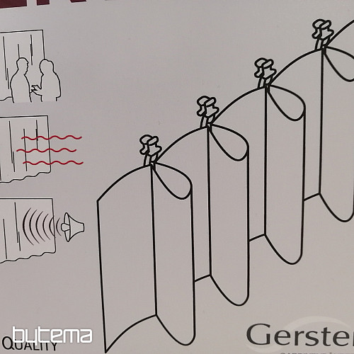 Riasiaca stuha ERFALTE na záclonu 9 cm, 1:2