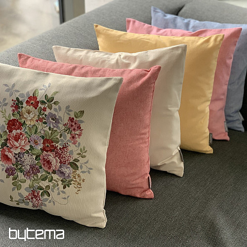 Dekoračná obliečka na vankúš PASTEL ŽLTÝ