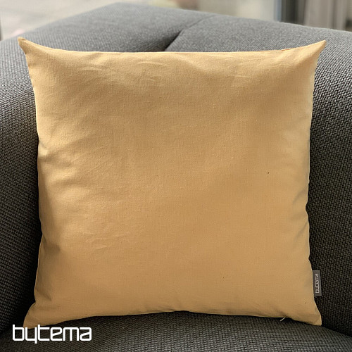 Dekoračná obliečka na vankúš PASTEL ŽLTÝ