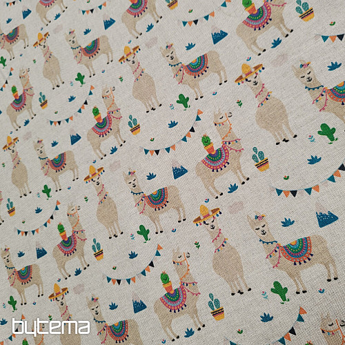 Dekoračná látka LAMY režné