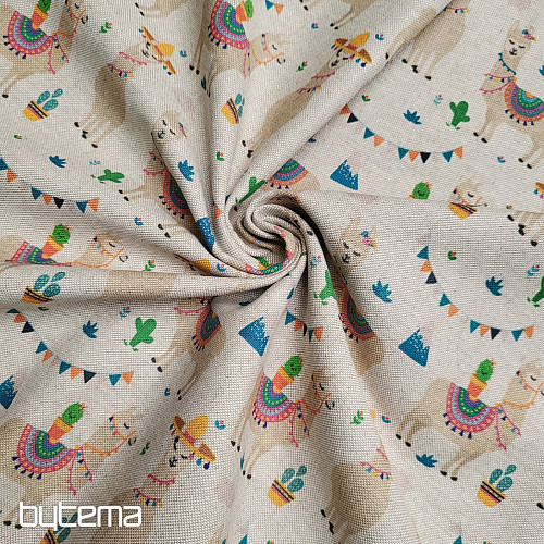 Dekoračná látka LAMY režné