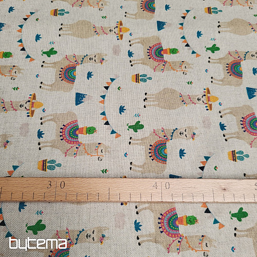 Dekoračná látka LAMY režné