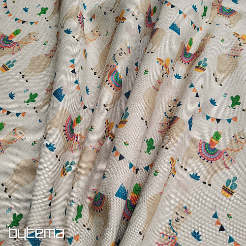 Dekoračná látka LAMY režné