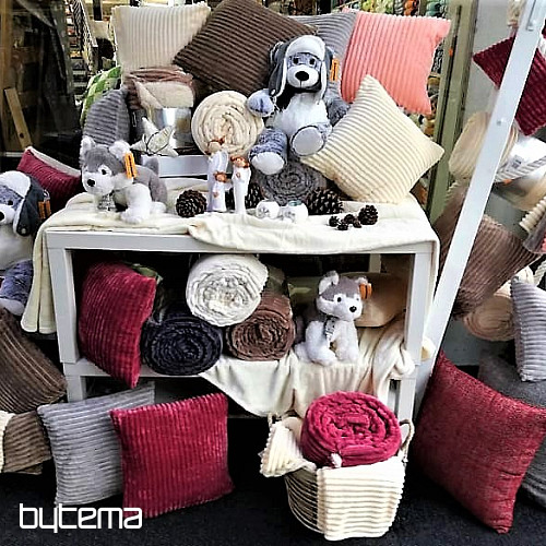 deka z mikrovlákna EXTRA Mekka OVEČKA manžestr - oriešok