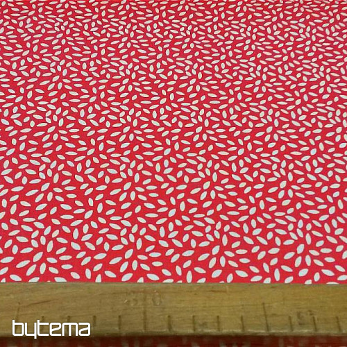 Bavlnená látka STILI rouge červená