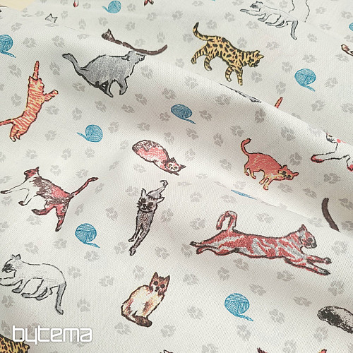 Dekoračná látka CATS