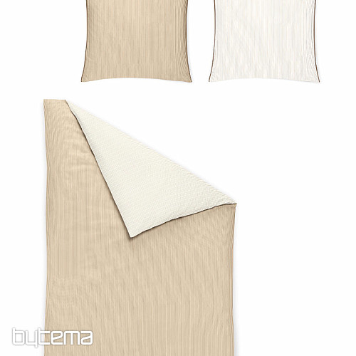 Luxusné saténové obliečky LINEA 8021-80 krém