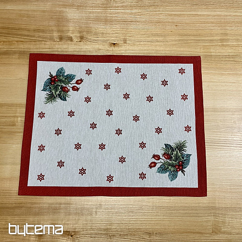 Gobelínový obrus a šál VIANOČNÁ SVIEČKA