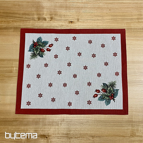 Gobelínový obrus a šál VIANOČNÁ SVIEČKA