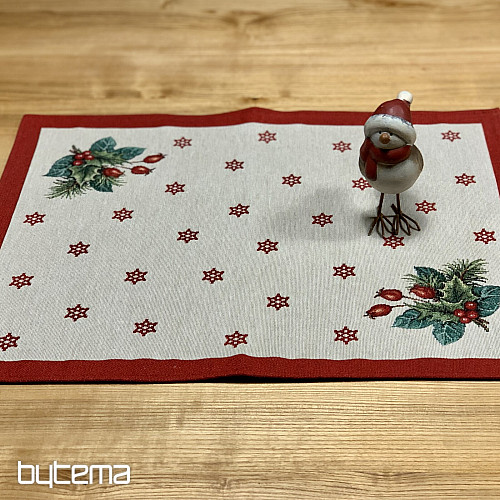 Gobelínový obrus a šál VIANOČNÁ SVIEČKA