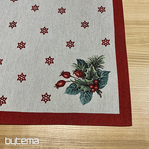 Gobelínový obrus a šál VIANOČNÁ SVIEČKA