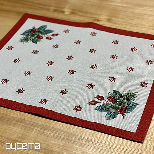 Gobelínový obrus a šál VIANOČNÁ SVIEČKA