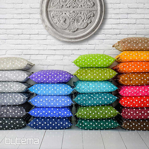 Dekoračná látka bodka NEO sivá tm. 802