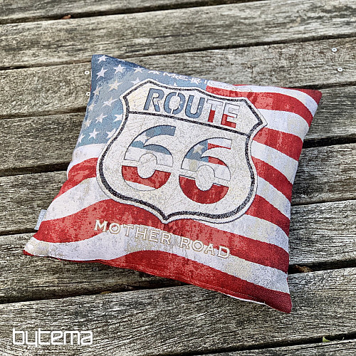 Gobelínová obliečka na vankúš ROUTE 66