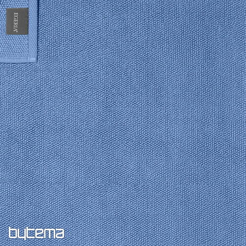 Bavlnená kúpeľňová predložka BOSTON modrá 341